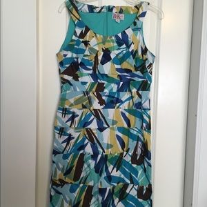 Fun Vintage Pinup Style Sun Dress Size 12